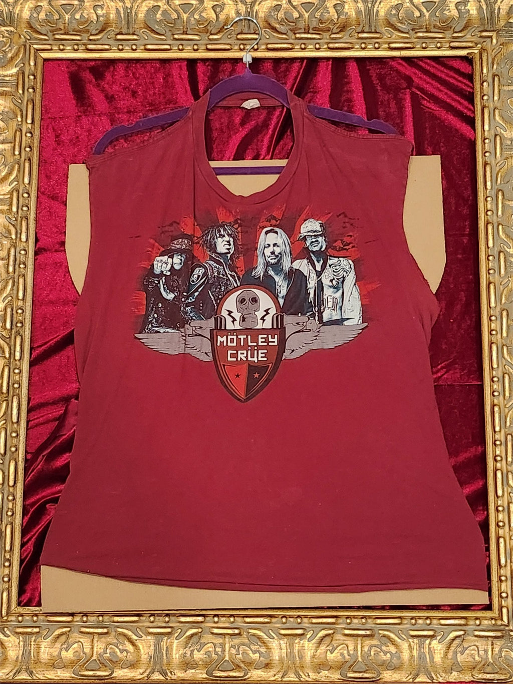 One-of-a-Kind Motley Crue Reworked Sleeveless – Size L