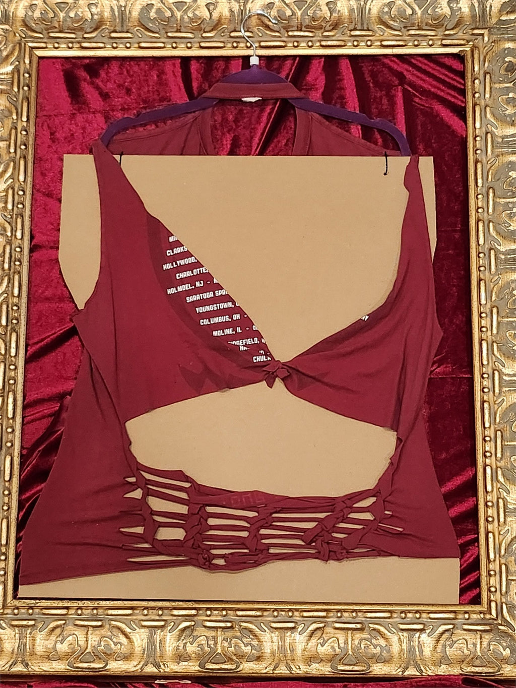 One-of-a-Kind Motley Crue Reworked Sleeveless – Size L - additional view