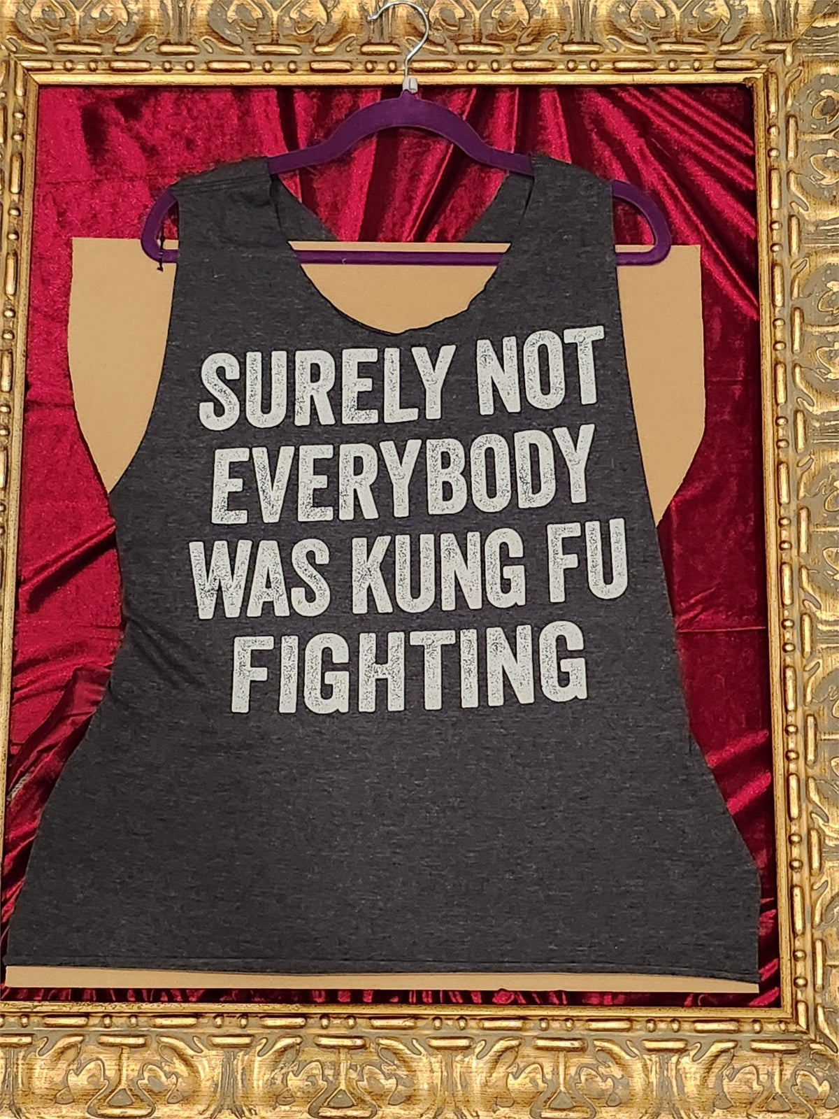 One-of-a-Kind Kung Fu Fighting Reworked Tank – Size L