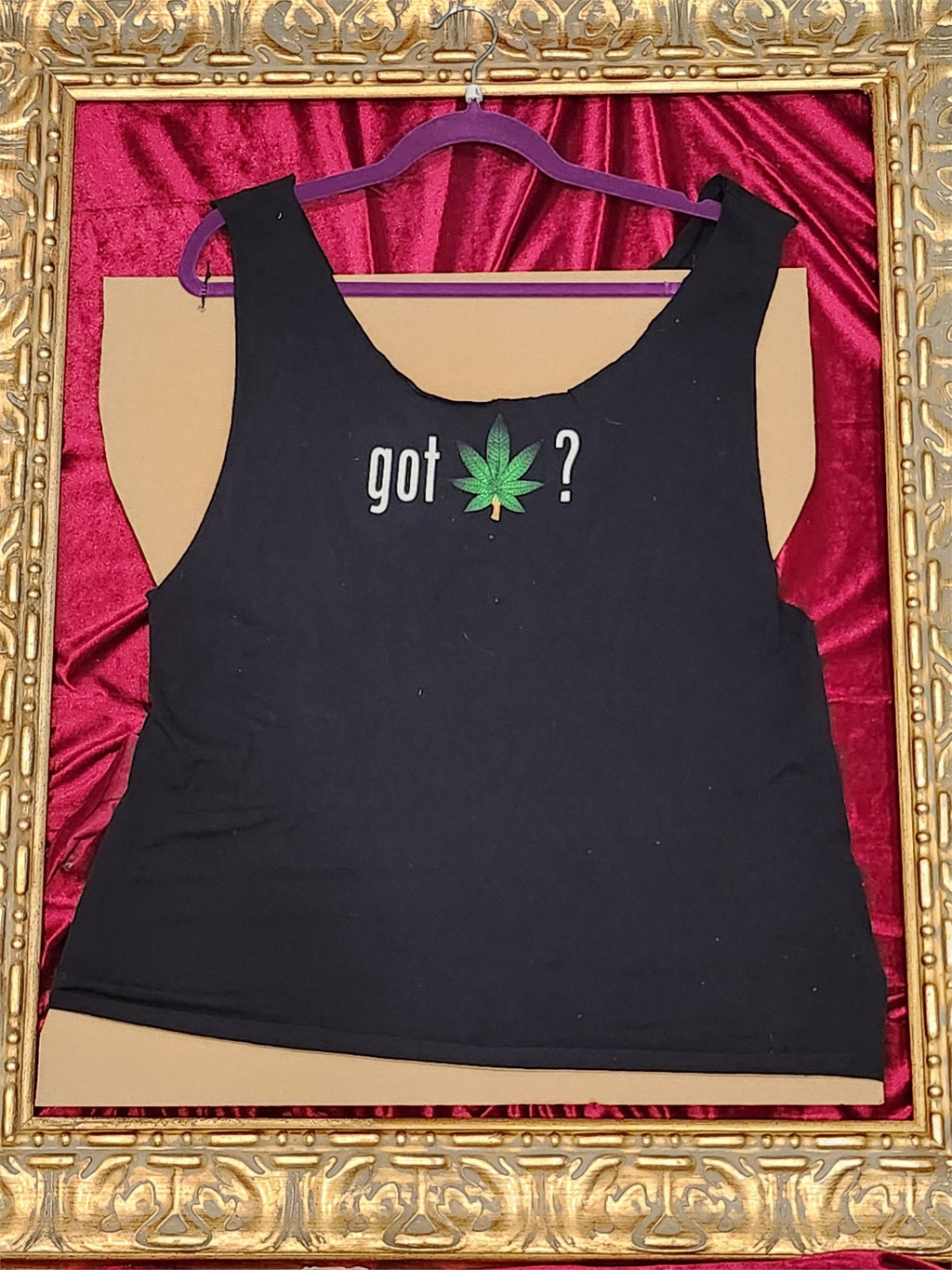 One-of-a-Kind Got Weed? Reworked Tank – Size L