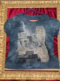 One-of-a-Kind Robot vs. Cat Reworked Shirt – Size XL