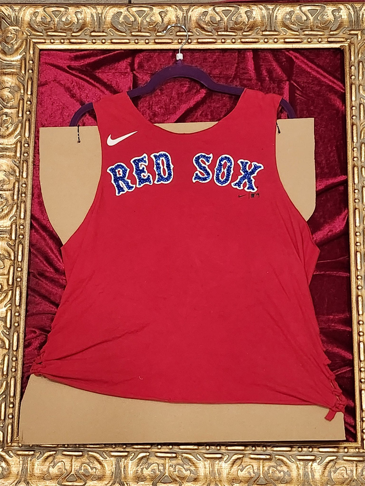 One-of-a-Kind Red Sox Reworked Tank – Size L