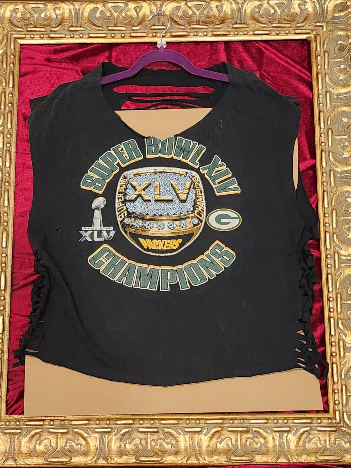 One-of-a-Kind Packers Super Bowl Reworked Sleeveless – Size L