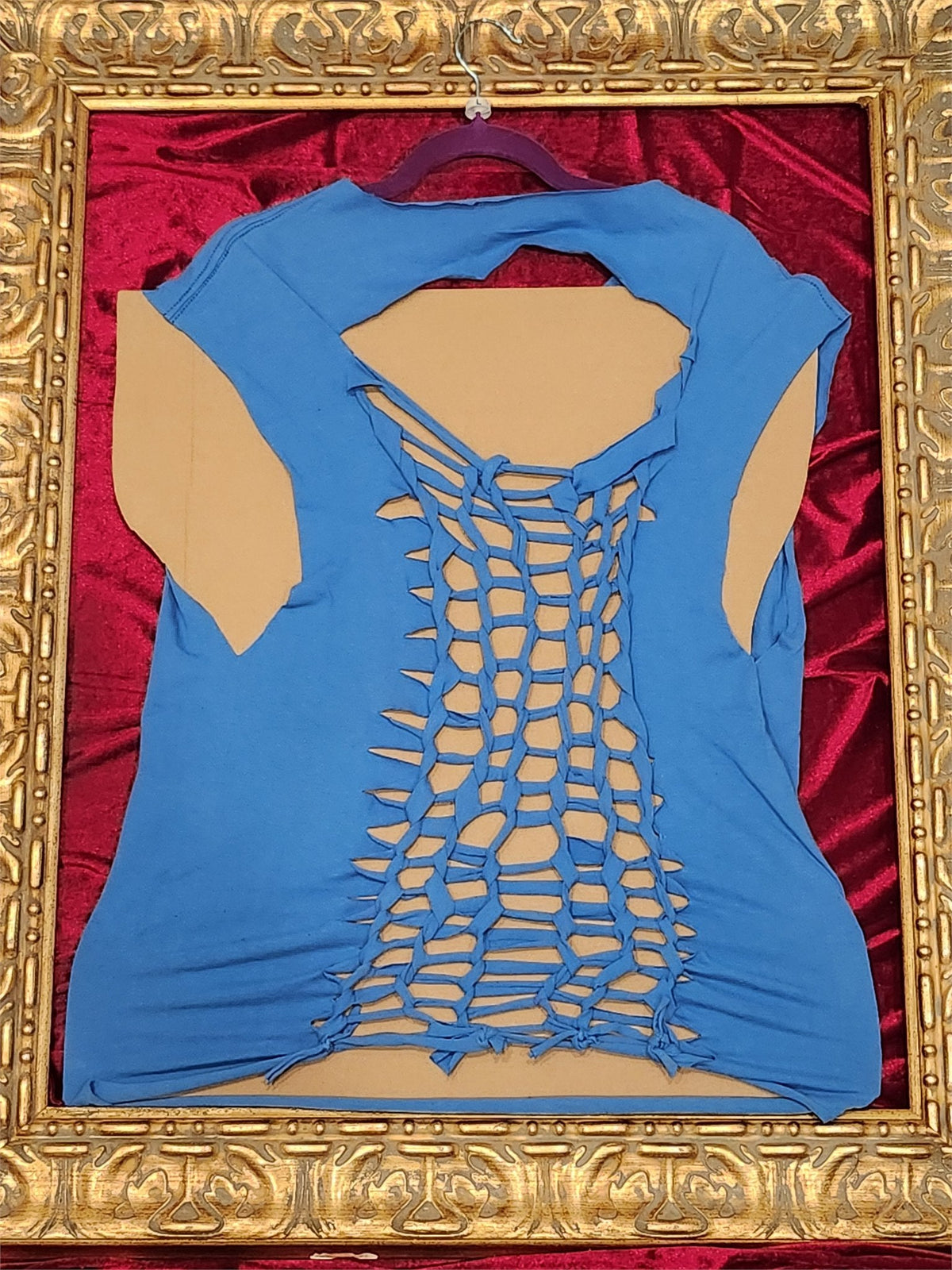 One-of-a-Kind Lions Football Reworked Sleeveless – Size L - additional view