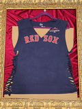 One-of-a-Kind Red Sox Reworked Tank – Size L
