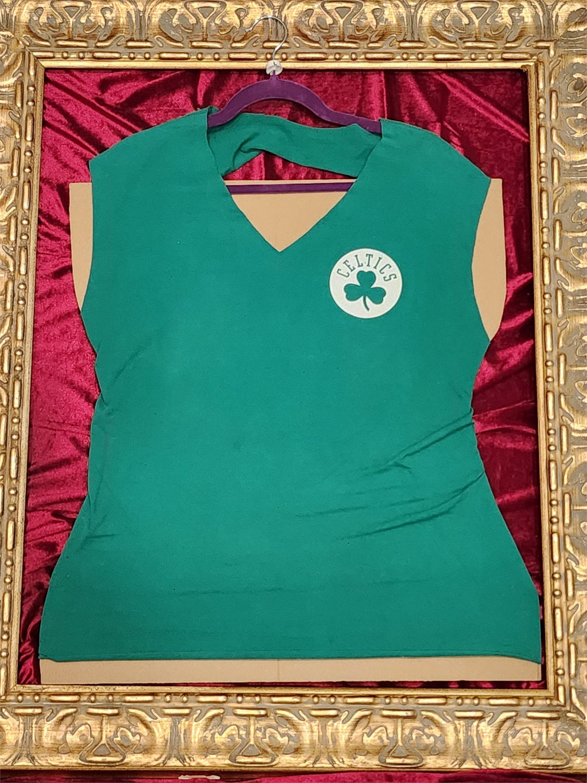 One-of-a-Kind Celtics Reworked Sleeveless – Size L