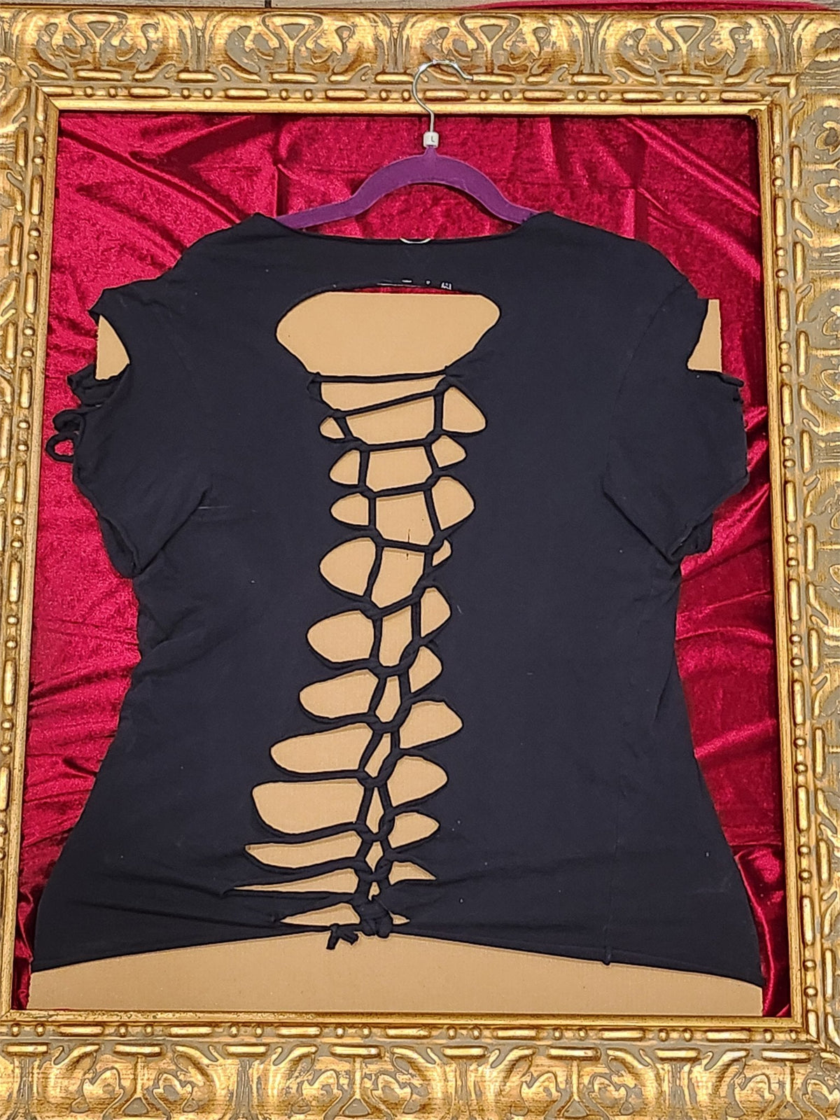 One-of-a-Kind Patriots Reworked Shirt – Size L - additional view