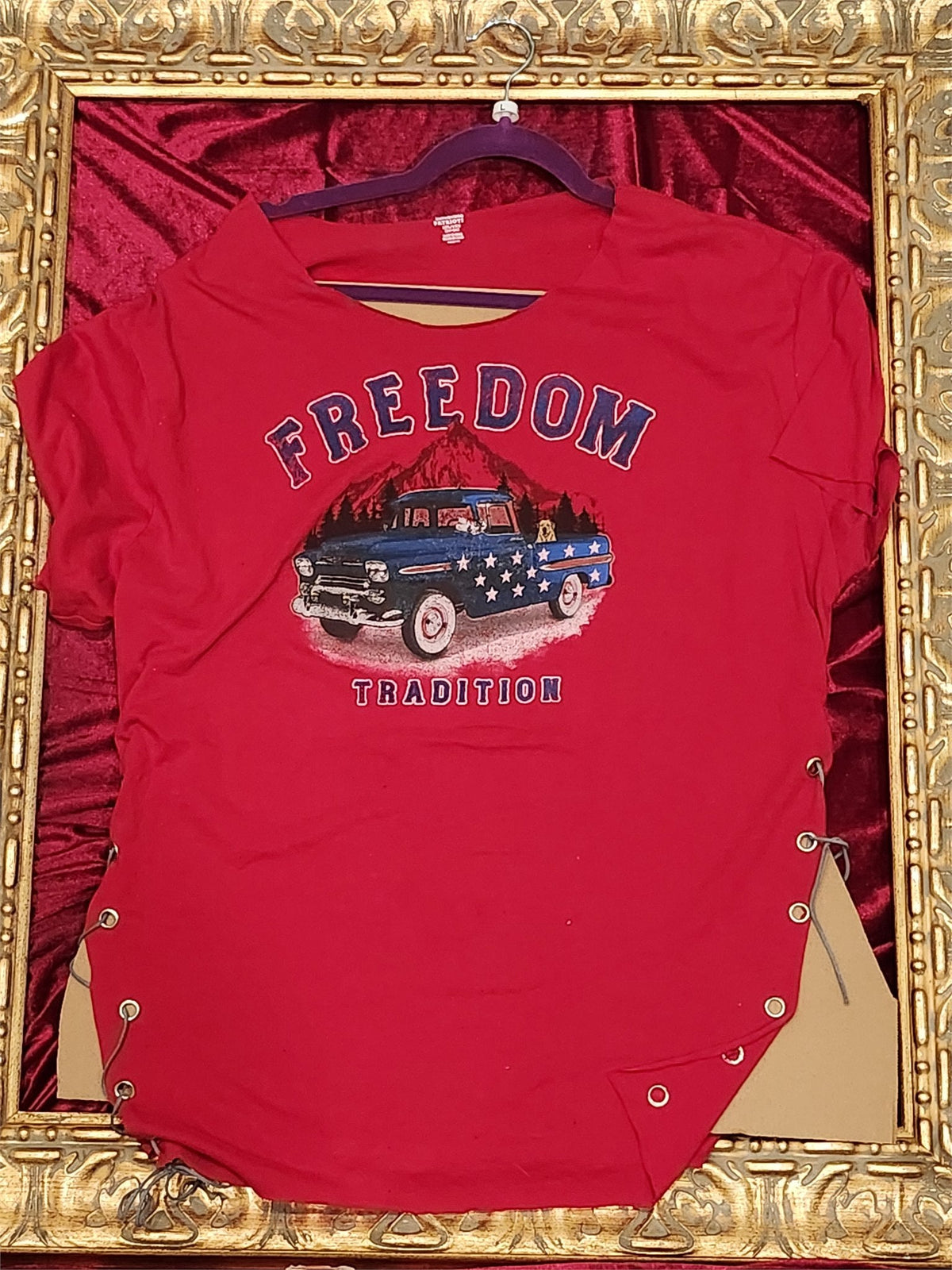 One-of-a-Kind Freedom Tradition Reworked Shirt – Size L