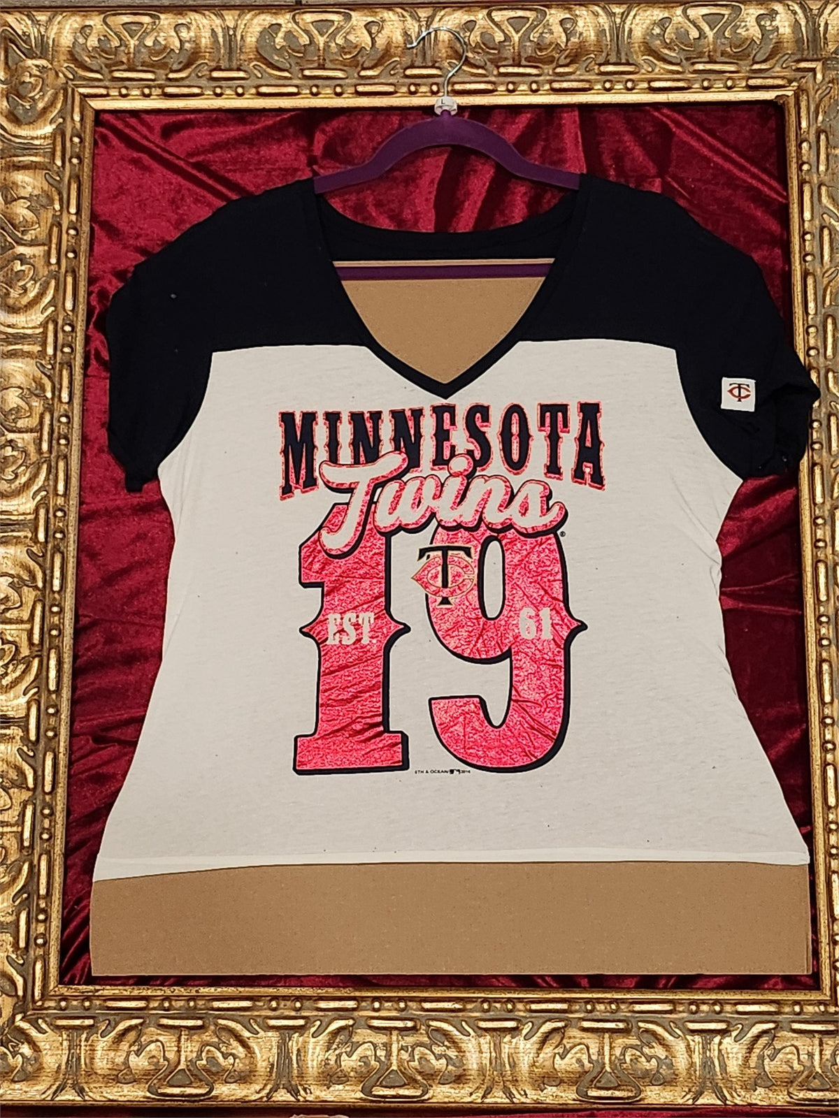 One-of-a-Kind Minnesota Twins Reworked Shirt – Size L