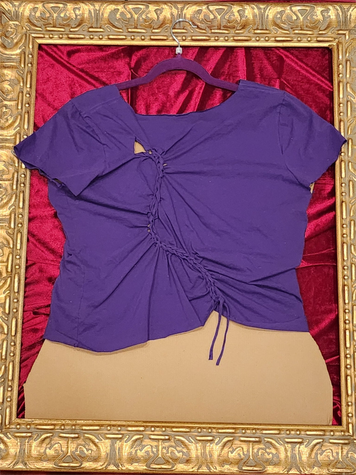One-of-a-Kind Turtle Swimming Reworked Shirt – Size L - additional view